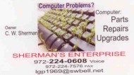 sherman enterprise card